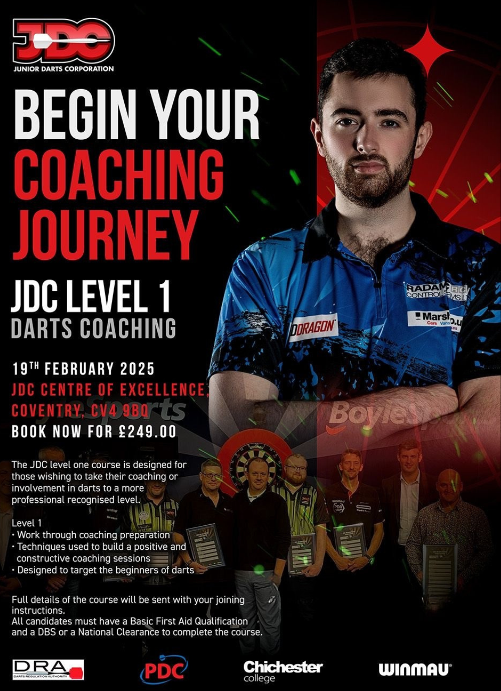 JDC LEVEL 1 DART COACHING